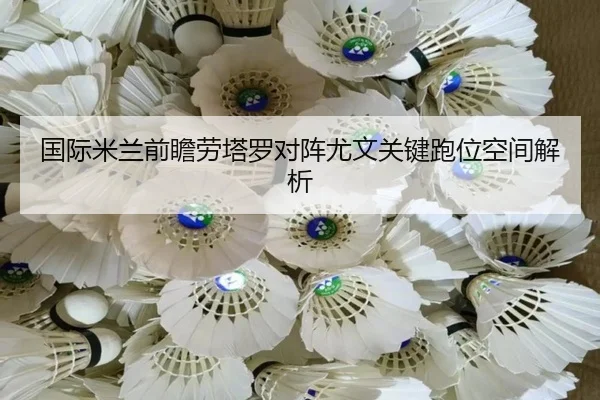 国际米兰前瞻劳塔罗对阵尤文关键跑位空间解析